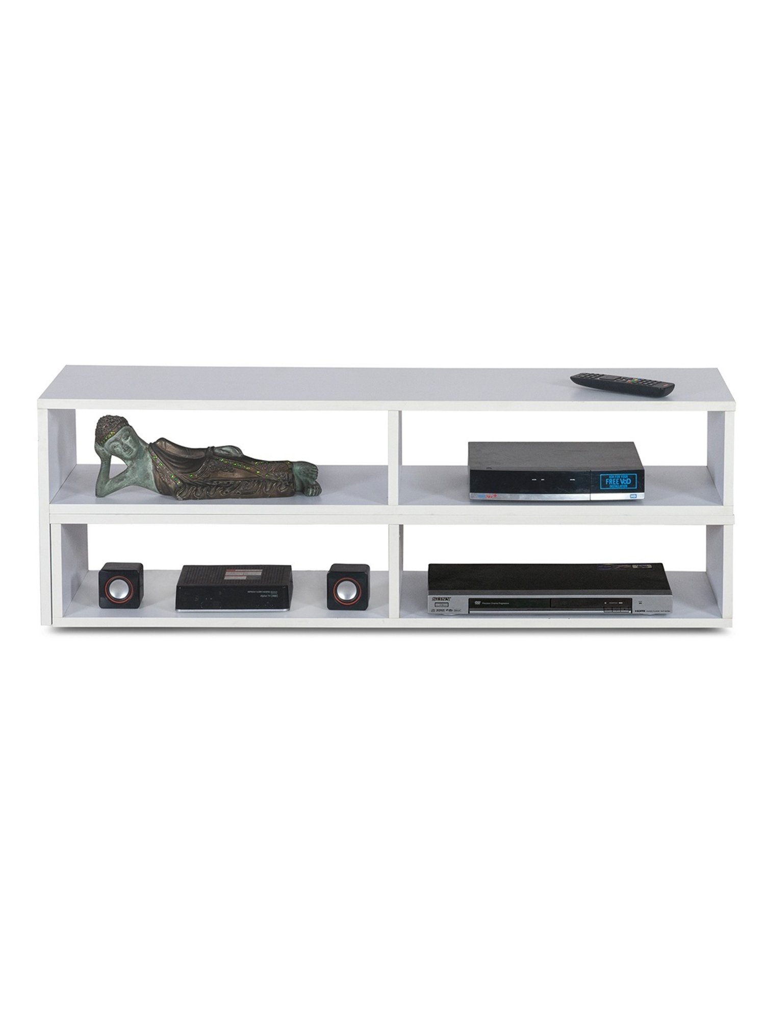 Delite Kom Olaf White Engineered Wood TV Entertainment Unit