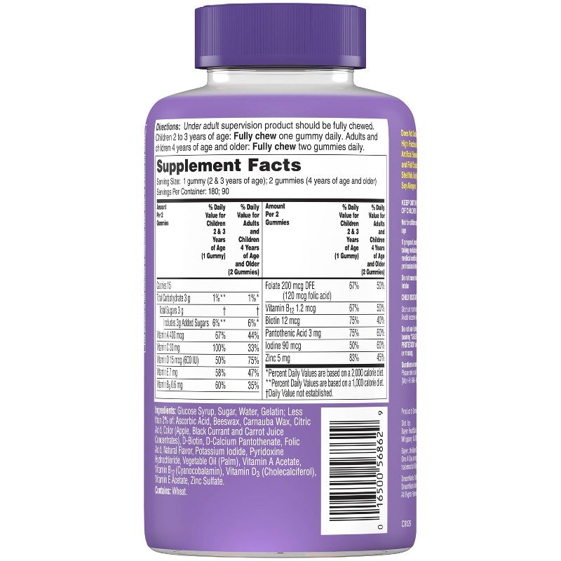 One A Day Kids Trolls Complete Multivitamin Gummies - Fruit Flavors - 180ct