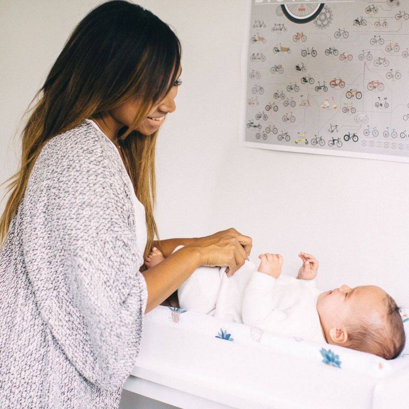 Little Unicorn Cotton Muslin Changing Pad Cover - Prickle Pots