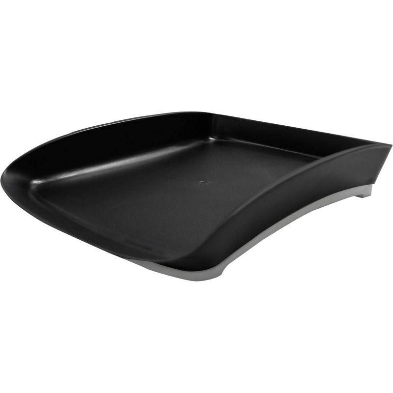 Storex 4pk Rubber Grip Letter Trays - Black