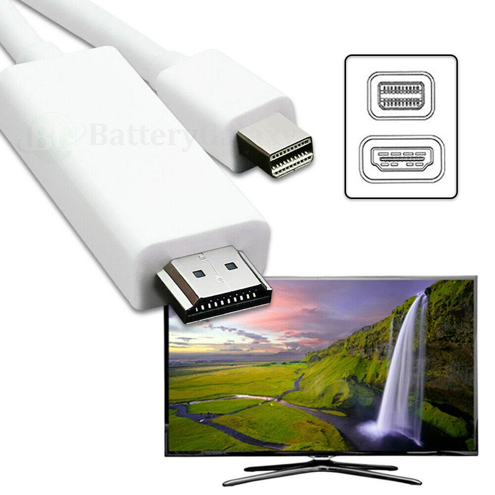 100X ThunderBolt Mini Display Port to HDMI Cable Male For MacBook Pro Air iMac