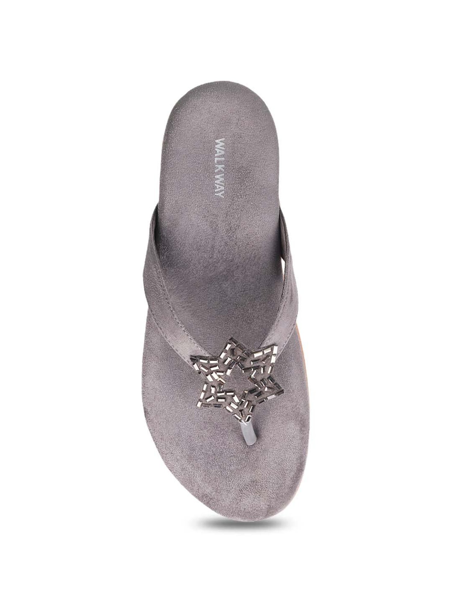Walkway Women's Ash Grey Thong Sandals