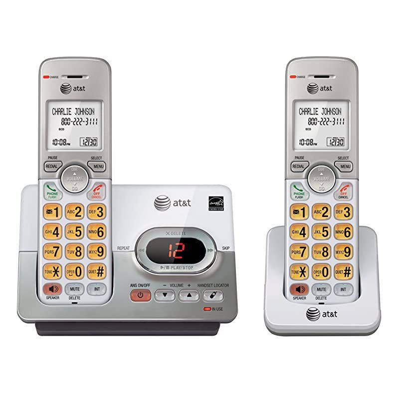 EL52203 2Handset Cordless Phone System with Caller IDCall Waiting DECT 60 Upto 14 Minutes Recording Time