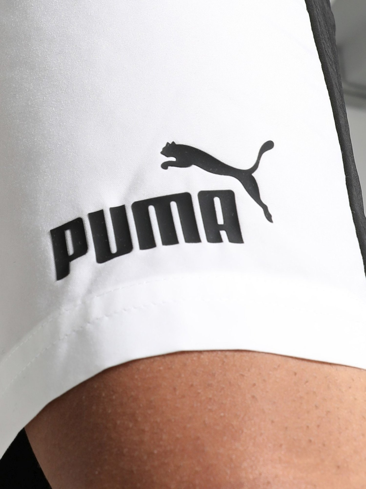 Puma POWER Black Regular Fit Colour Block Sports Shorts