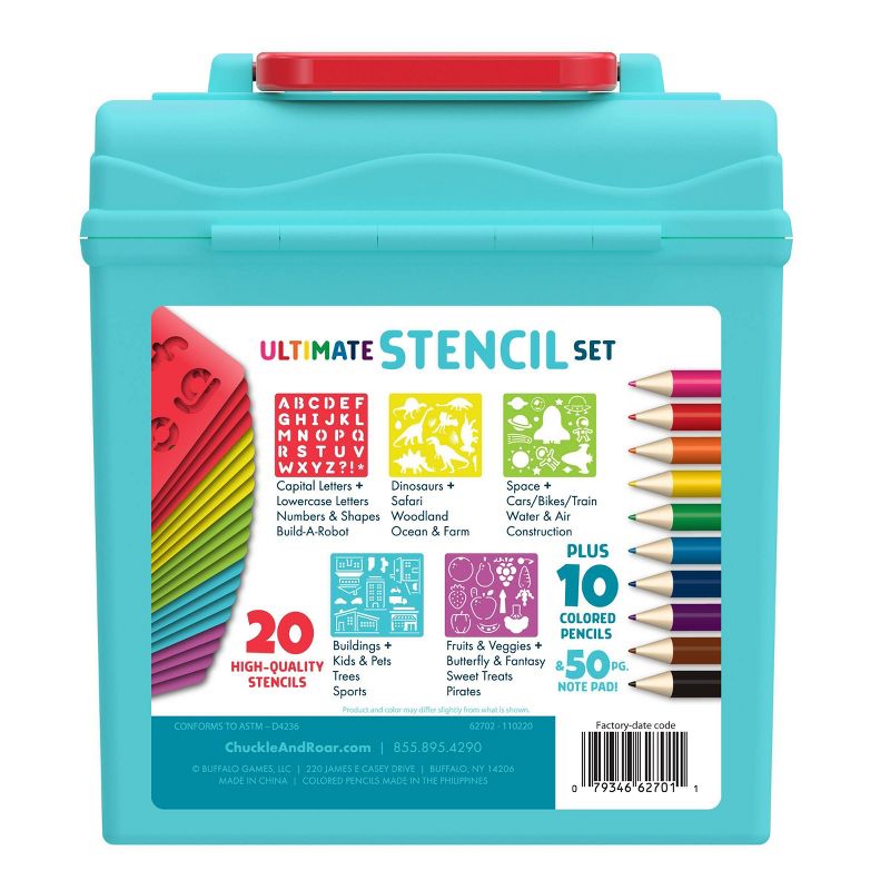 Art Stencils and Pencils Kit – Chuckle & Roar