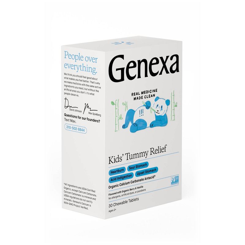 Genexa Kids' Tummy Relief Tablet - 30ct