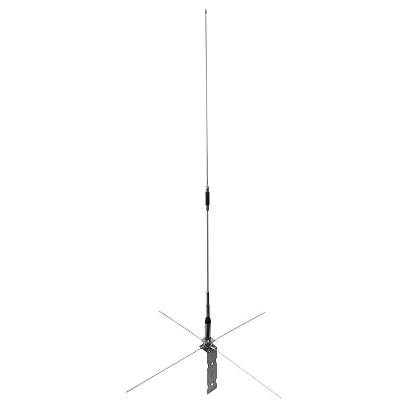NMO200C 385quot Antenna NMO Mount Dual Band VHF UHF 155460Mhz Commercial Tuned Antenna GMRS MURS Requires NMO Mount