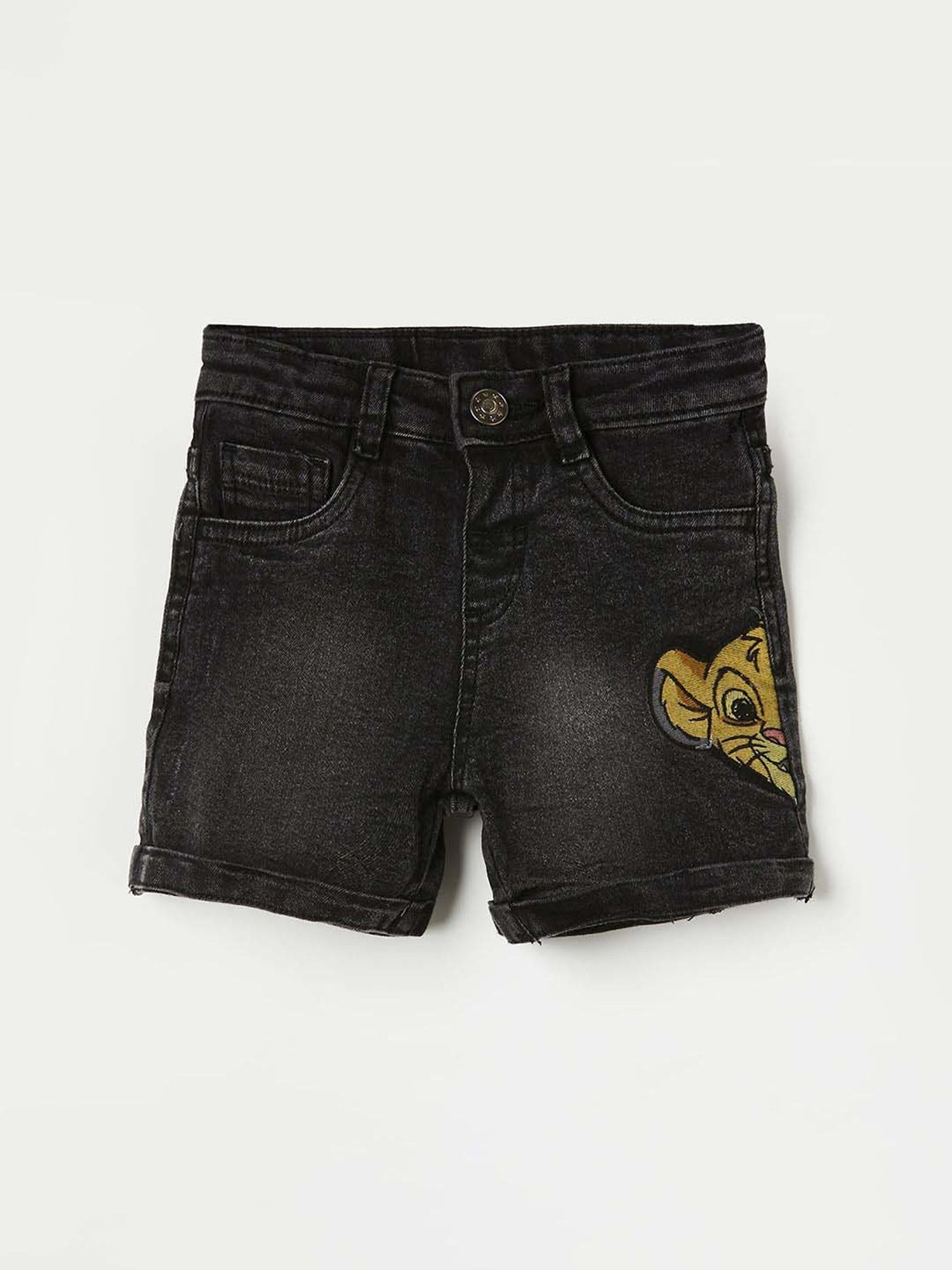 Juniors by Lifestyle Boys Grey Cotton Printed Shorts