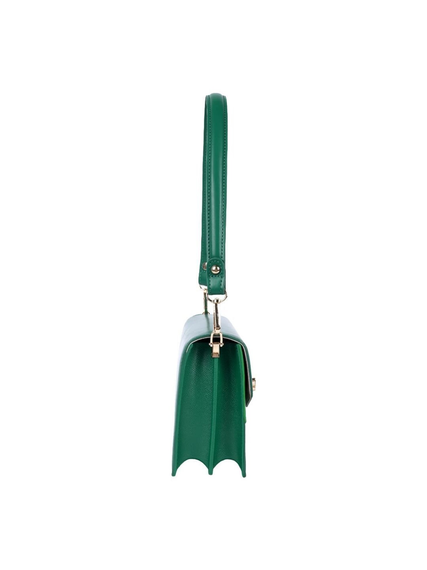 Lino Perros Green Medium Shoulder Bag