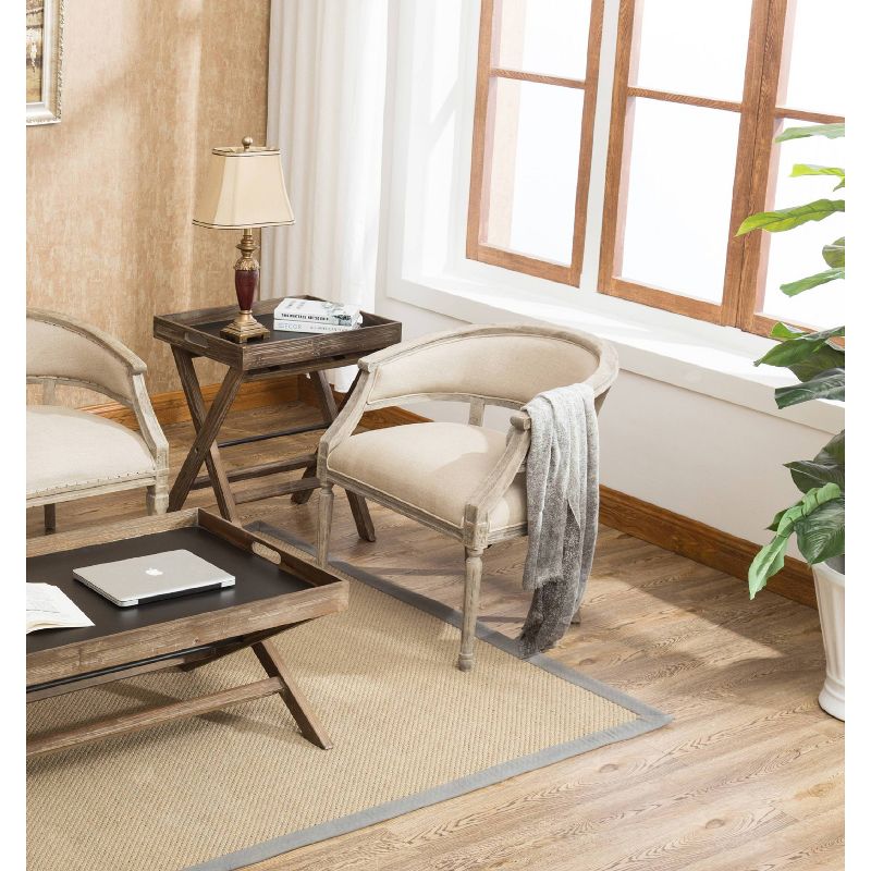 Maxine Upholstered Armchair Natural Wire - Boraam