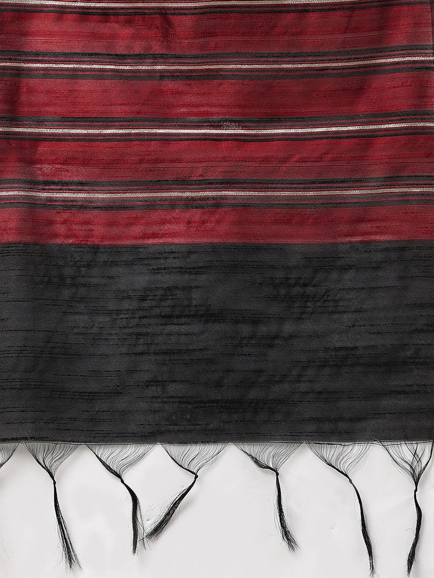 Indo Era Red & Black Dupatta