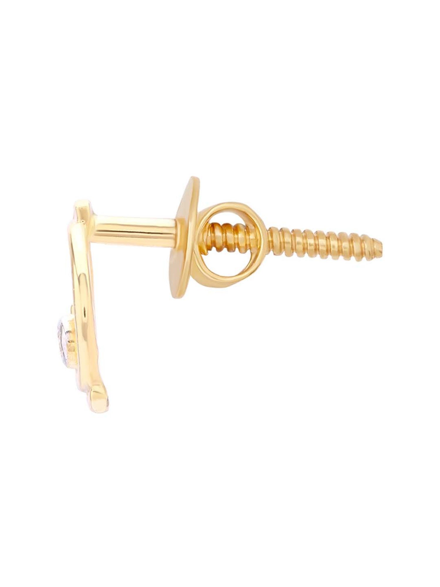 Waman Hari Pethe Jewellers 18k Gold & Diamond Earrings for Women