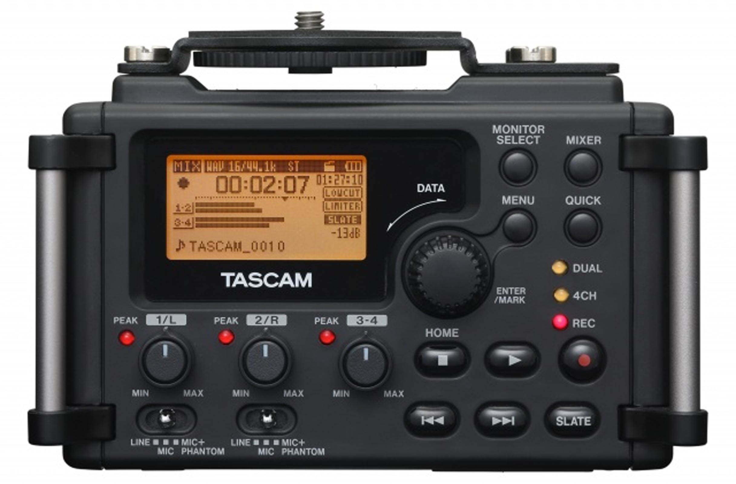 NEW! TASCAM DR-60D 4 Channel Linear PCM Audio Portable DSLR Film Recorder/Mixer