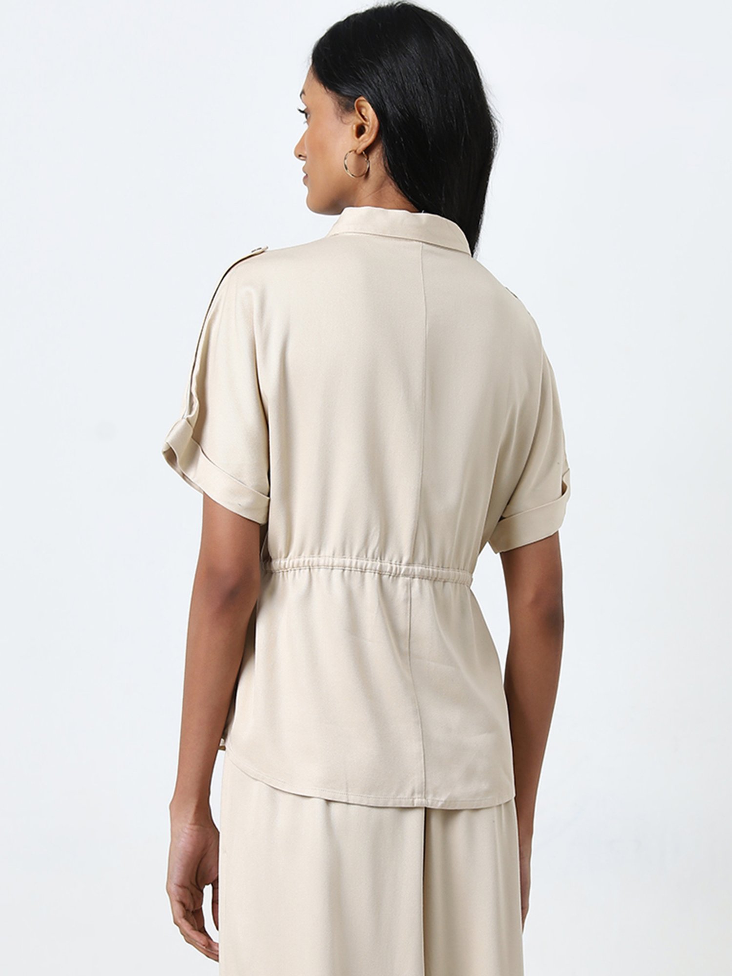 LOV by WestsideBeige Knot-Detailed Top