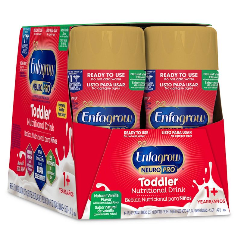 Enfagrow Toddler Next Step Vanilla RTD Bottles - 6ct/8 fl oz Each