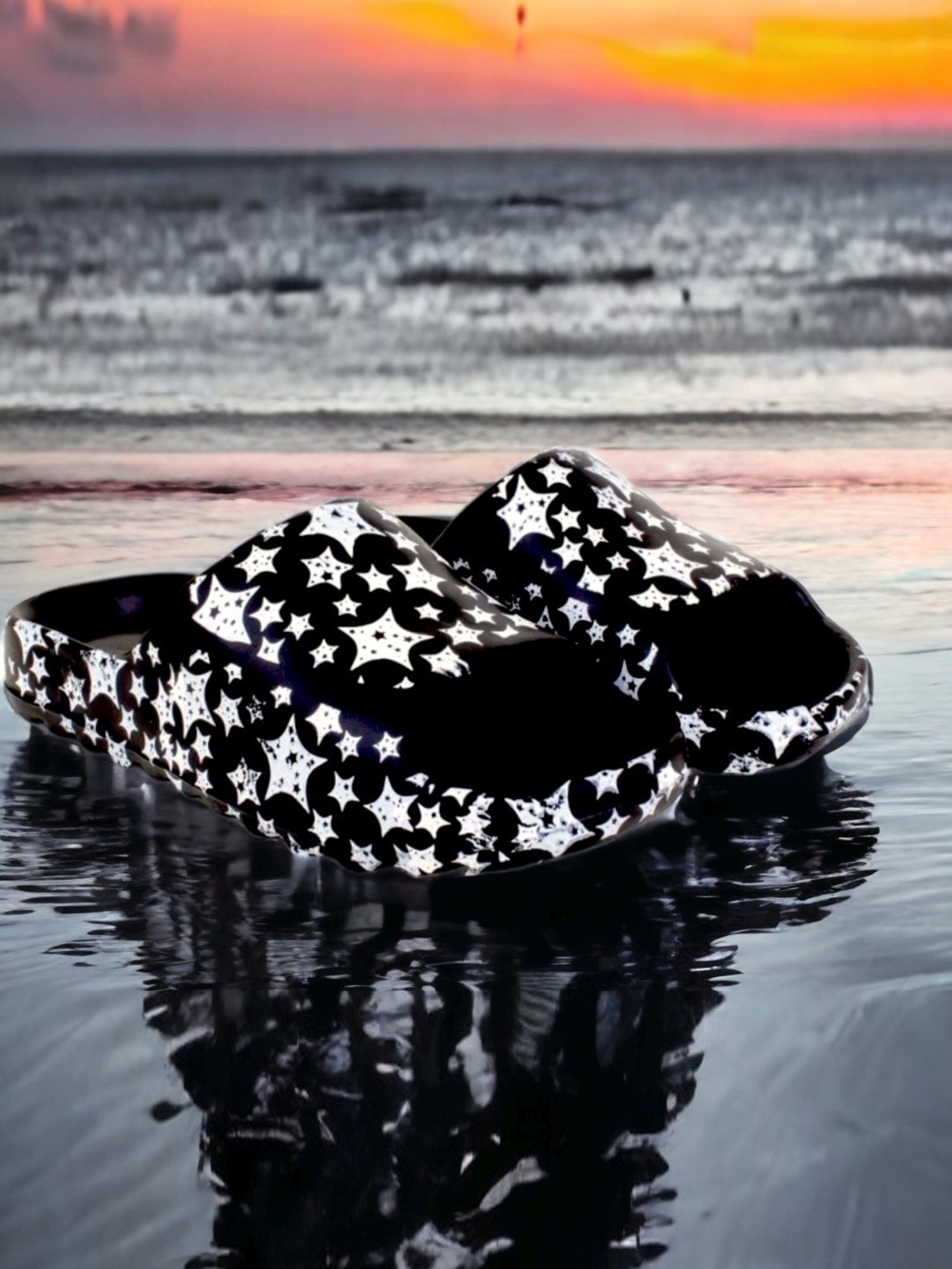 Pampy Angel Men's Black Slides