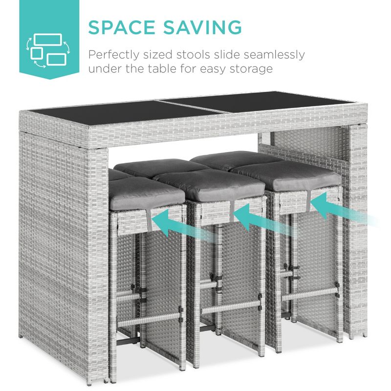 Slat Top Serving Cart - Gray - Apollo Outdoor