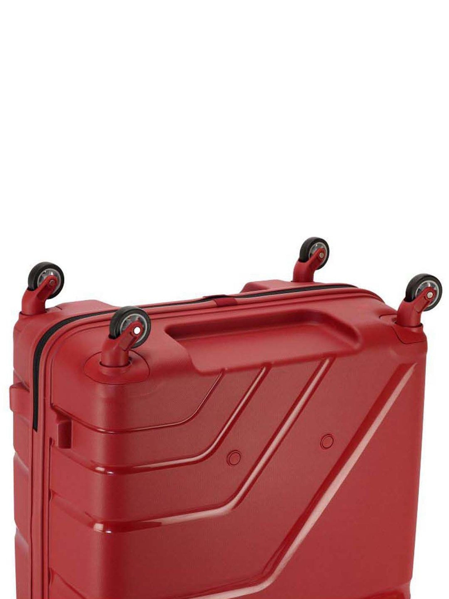 American Tourister Formula Red Textured Hard Medium Trolley Bag - 70.5 cm