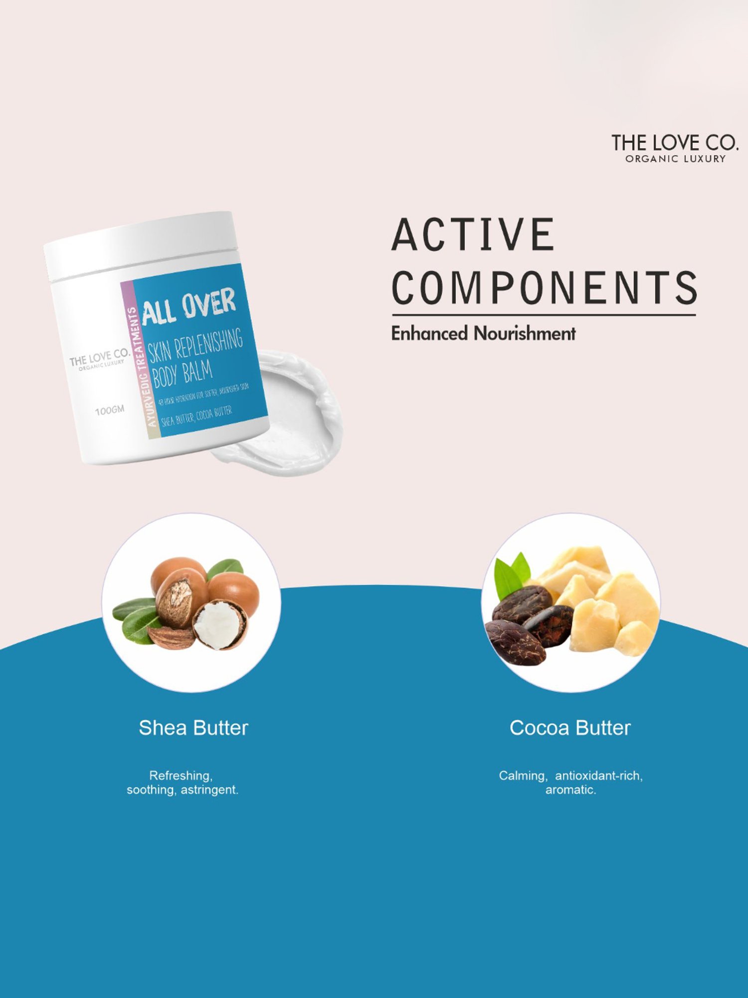 The Love Co. All Over Skin Replenishing Body Balm - 100 gm