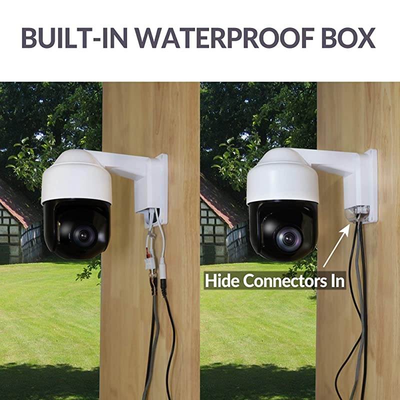 4X Optical Zoom 960H Analog Mini PTZ Security Camera Auto Focus IndoorOutdoor and Night Vision up to 150ft 305A4X