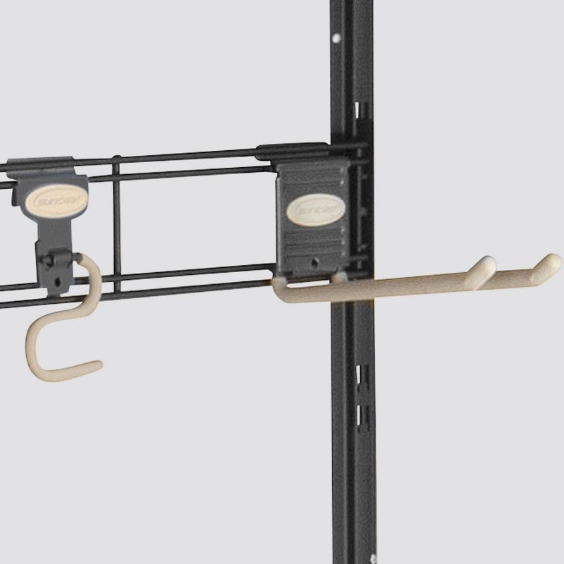 Shed Bracket Hooks/Basket Kit - Black - Suncast