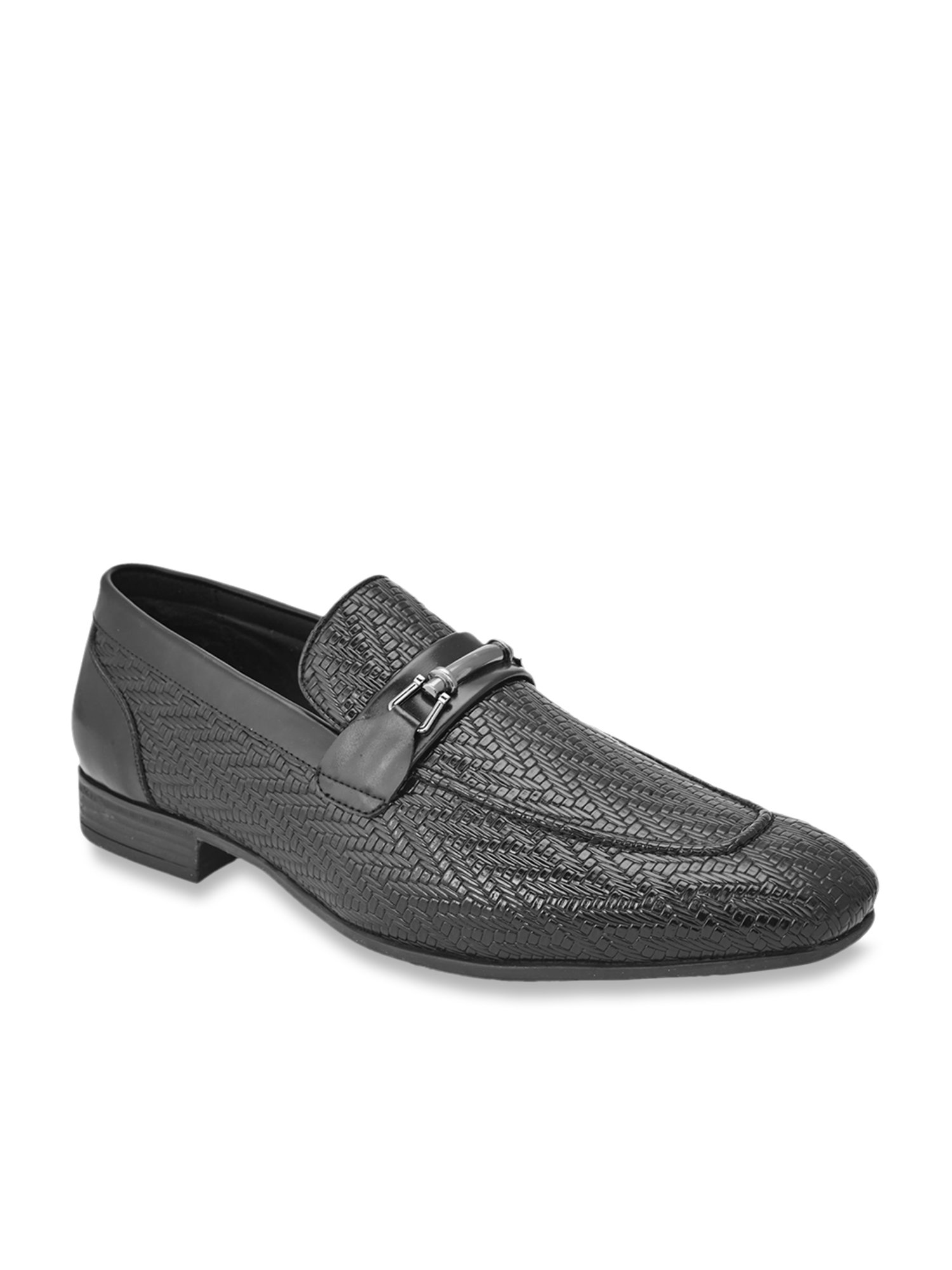 San Frissco Men's Black Casual Loafers