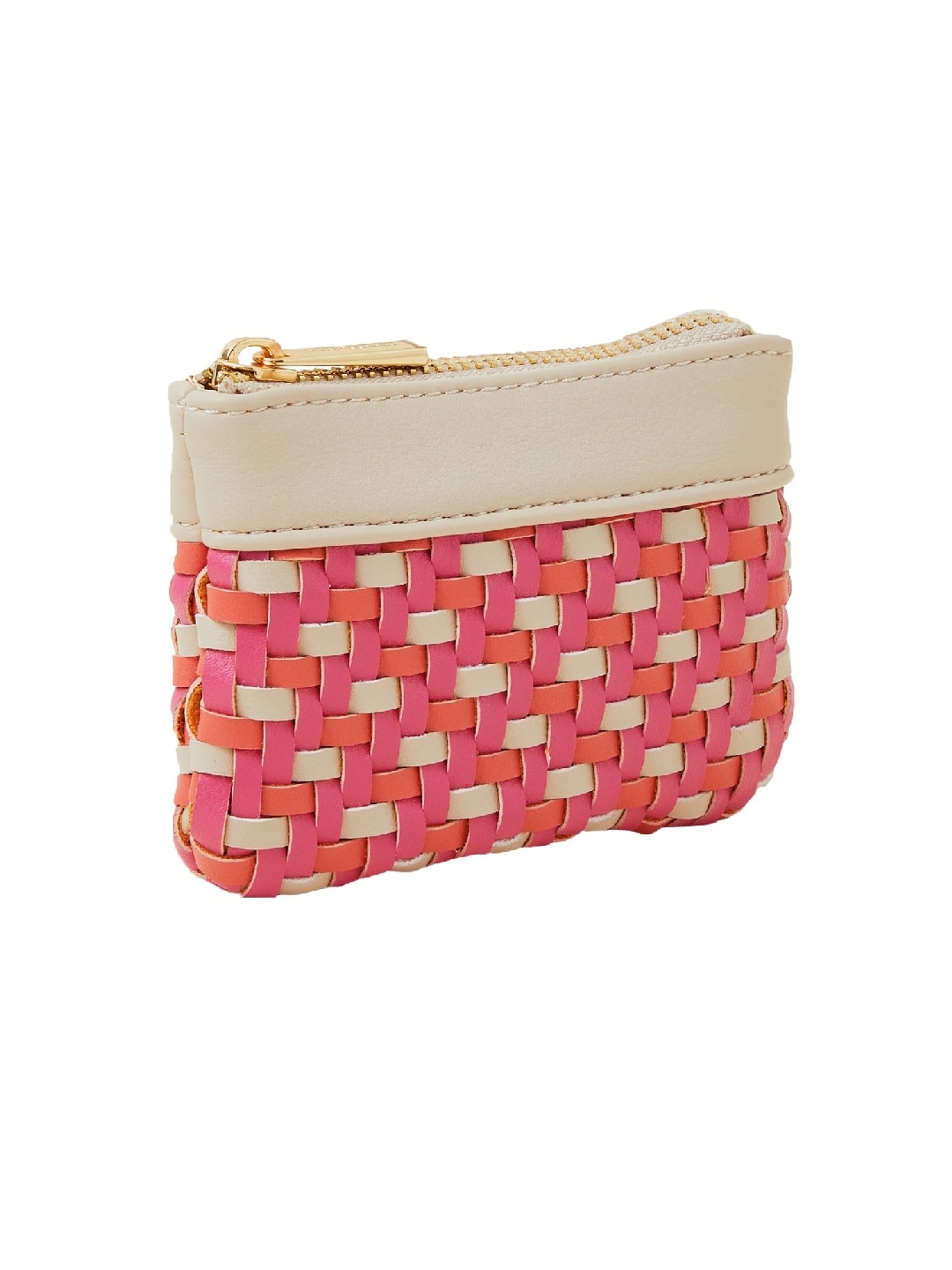 Accessorize London Pink Textured Coin Purse