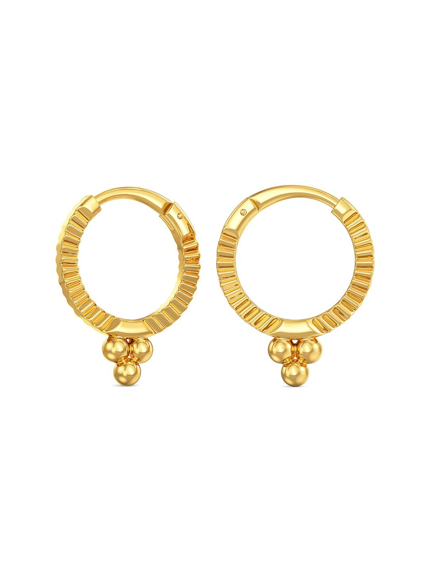 P.C. Chandra Jewellers 14 kt Gold Earrings