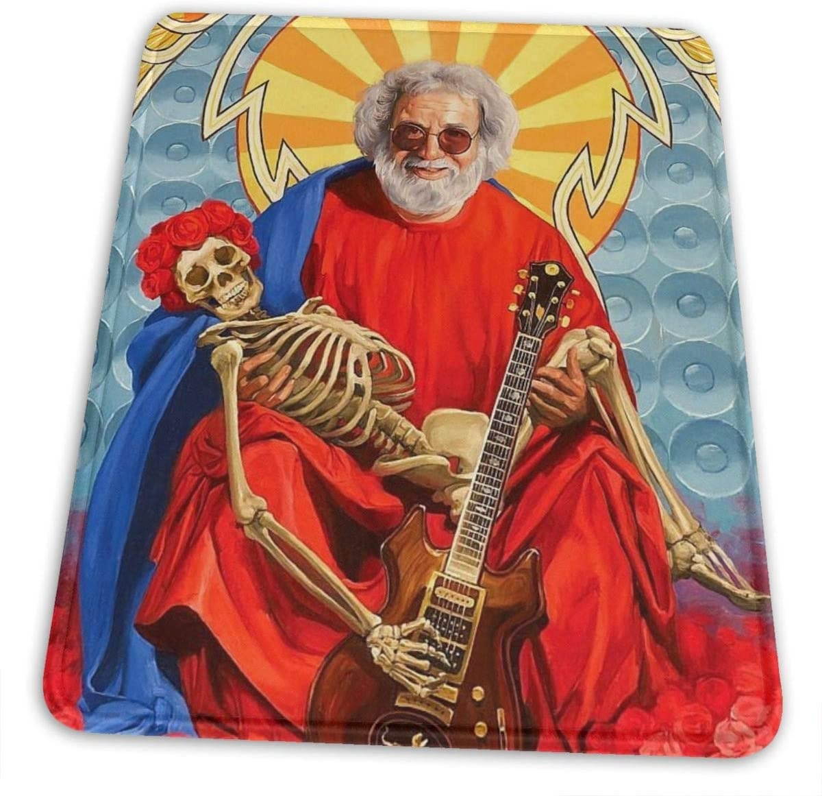 Grate-ful Dead Mouse Pad Dancing Bear Printed Mousepad Colorful Gaming Mouse Pads Non - Slip Rubber Base for Computer Game 7.1x8.7 in/18x22 cm