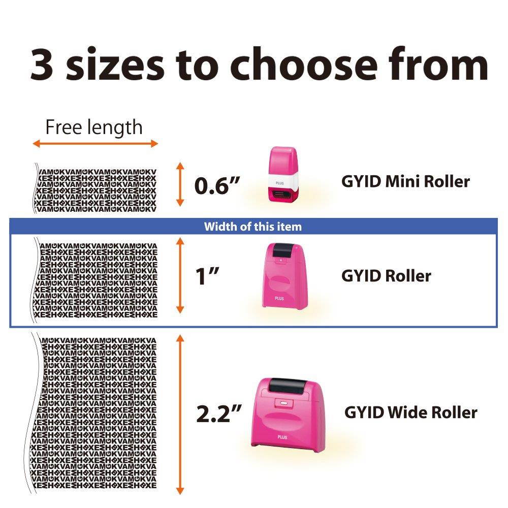 Plus Guard Your ID Roller Stamp, Green