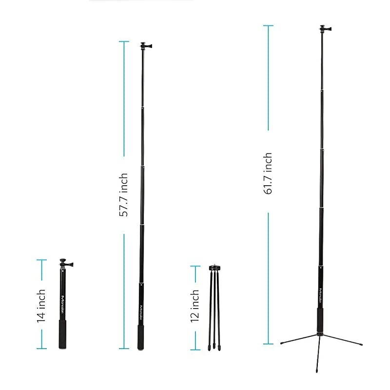 61 Selfie Stick Tripod  Bluetooth Selfie Stick with Tripod Stand and Remote Phone Tripod Extendable Compatible iPhone 11 pro Xs Max Xr X 8 7 Plus Android Samsung Phone Vlogging Live Stream