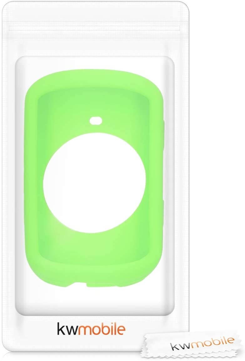 kwmobile Case Compatible with Garmin Edge 530 - Soft Silicone Bike GPS Navigation System Protective Cover - Black