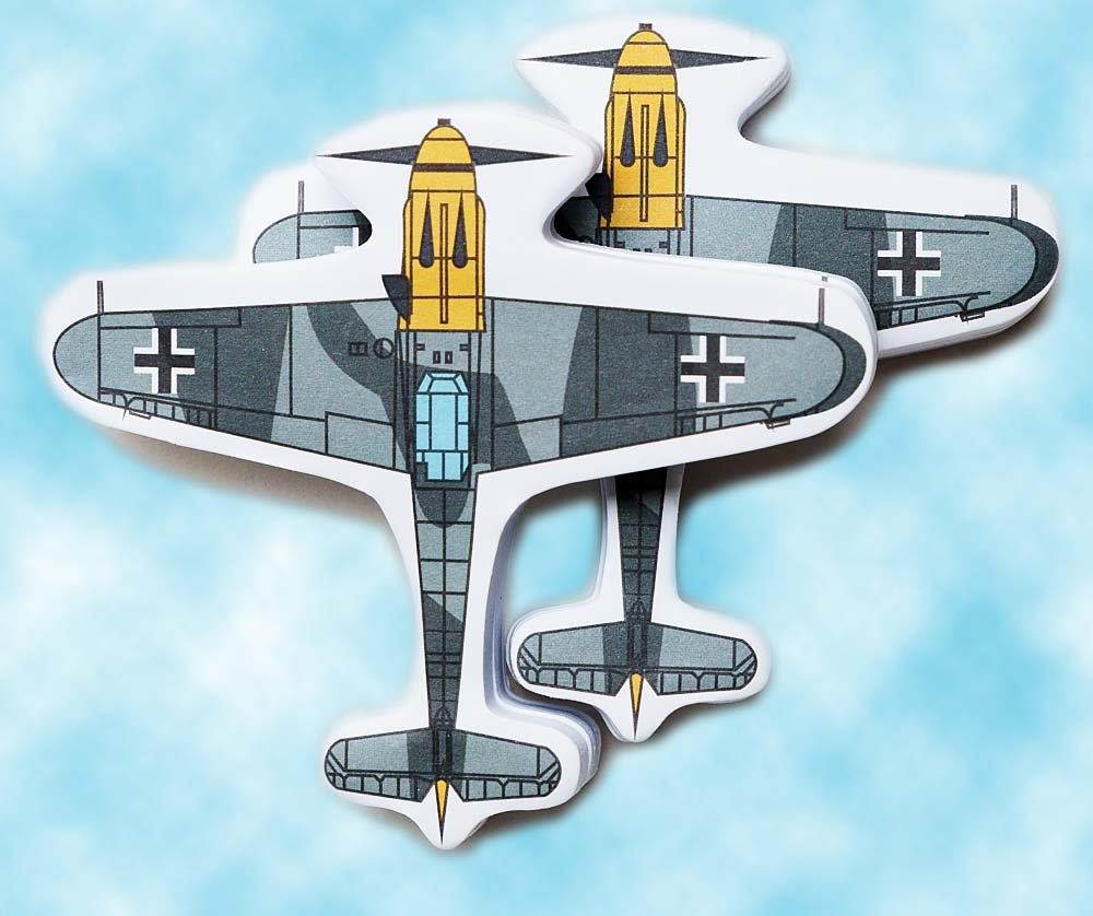Messerschmitt Bf 109 Plane 2 Pack Page Flags Sticky Note 100 Sheets Airplane Model