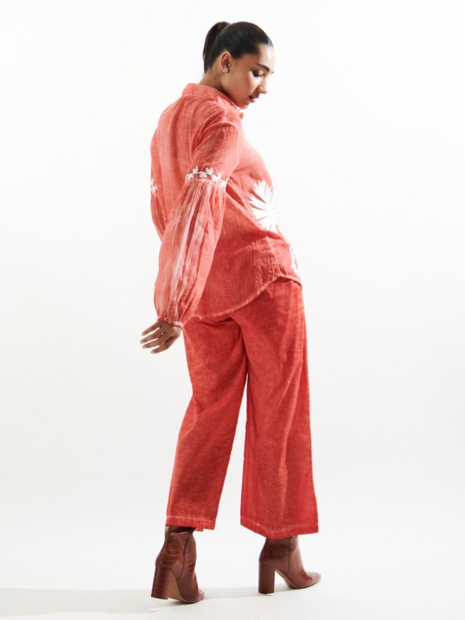 Cin Cin Coral Najaat Urmi Shirt With Pant