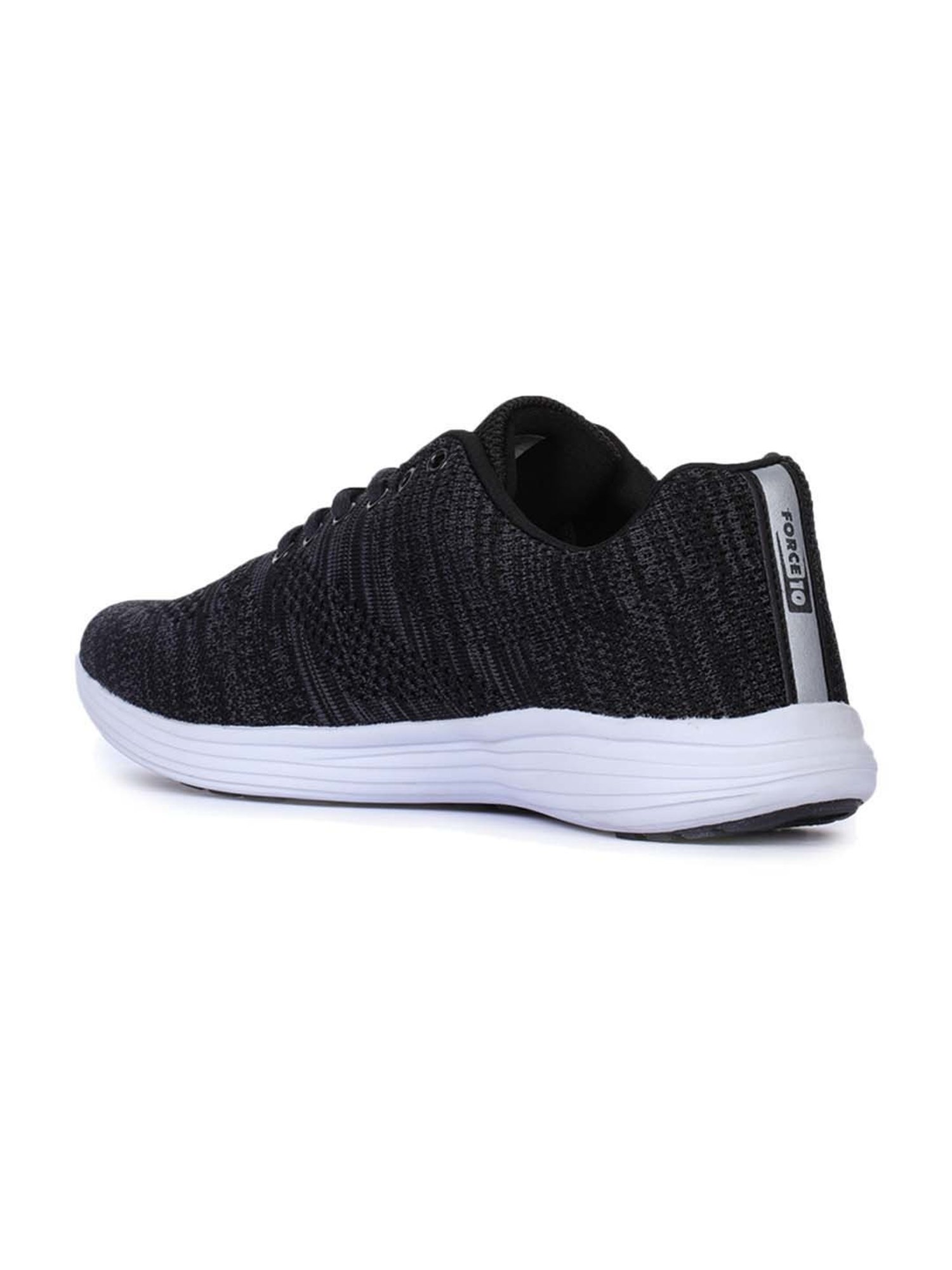 Force 10 by Liberty Black Running Shoes