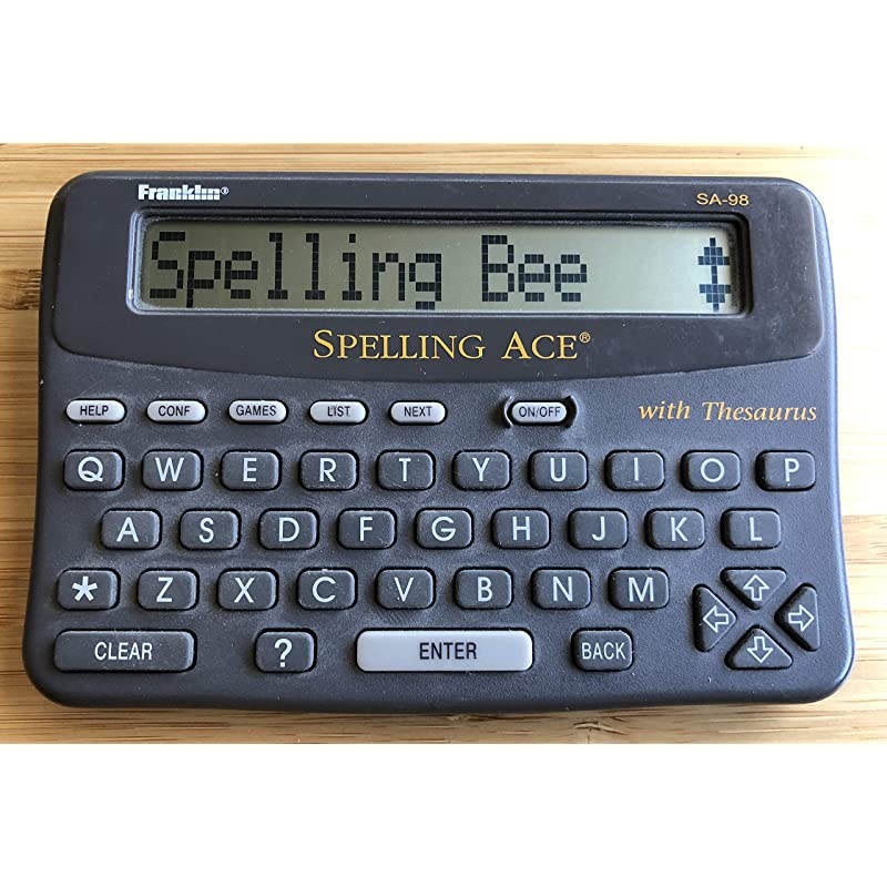 Spelling Ace w/Thesaurus Games Crossword SA-98