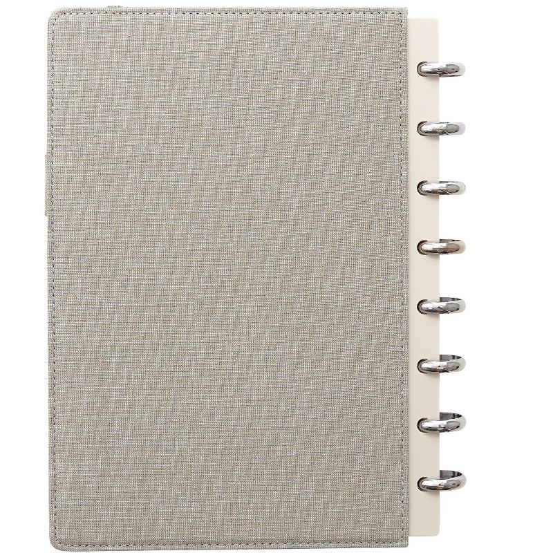Martha Stewart Linen Junior Discbound Notebook MS102E