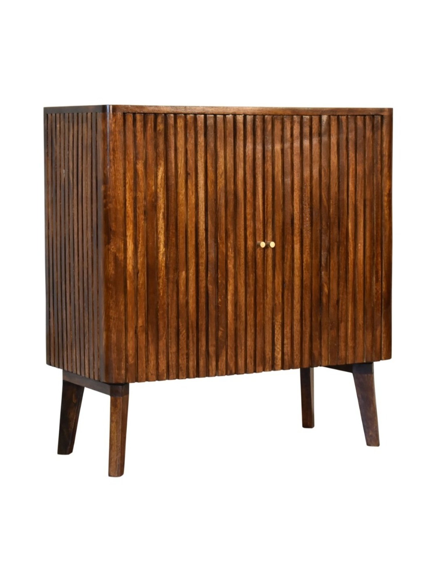 Artisan Furniture Reeve Brown Wood Cabinet