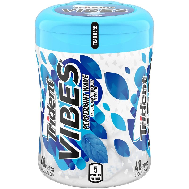 Trident Vibes Peppermint Bottle - 4.1oz/40ct