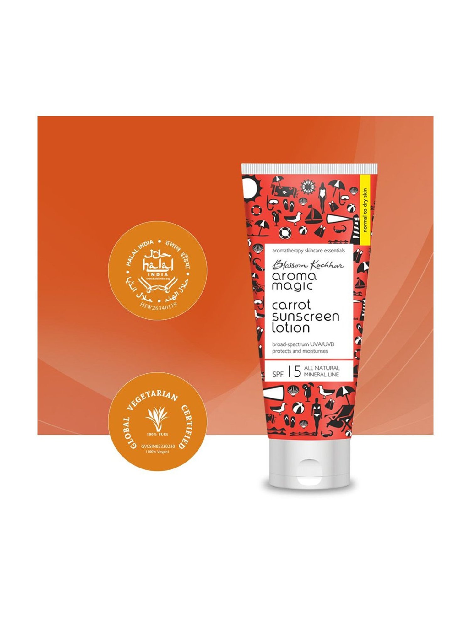 Aroma Magic Carrot Sunscreen Lotion - 50 ml