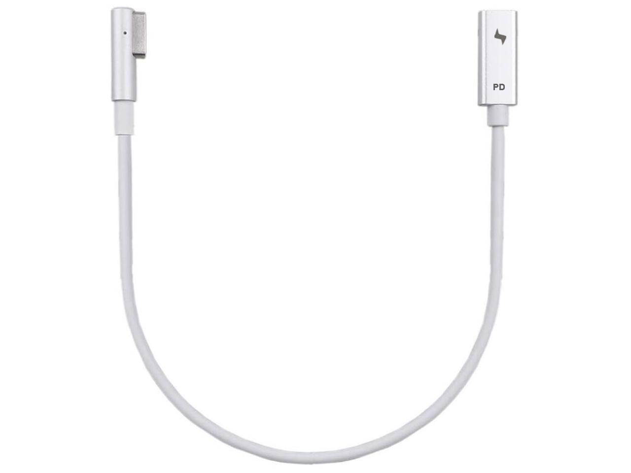 USB-C Type C Female to Magsafe 1 L-Tip Power Adapter  Charging Cable works for Apple MacBook Air Pro 15 inch 17 inch Before Year 2012(with Magsafe 1 L Shape tip)