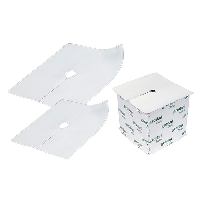 Hydrofarm HGCOV6 6 Inch Rockwool Dual Sided Block Cover for Grow Media Box, Grodan Block, Seed Starter, Greenhouse, and Gardening Supplies, 40 Pack