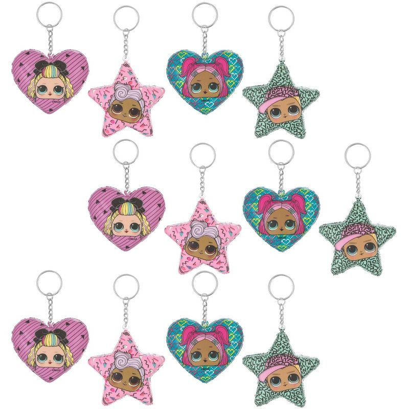 L.O.L. Surprise! 12pc Squishie Keychains