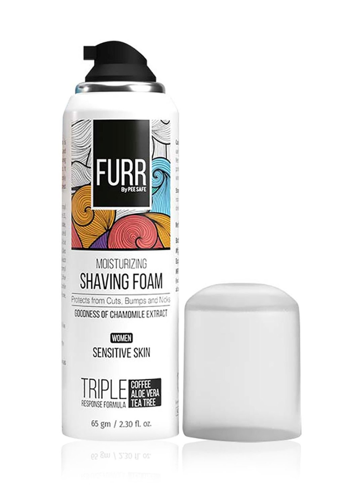 FURR by Pee Safe Moisturizing Shaving Foam for Women - 65 gm