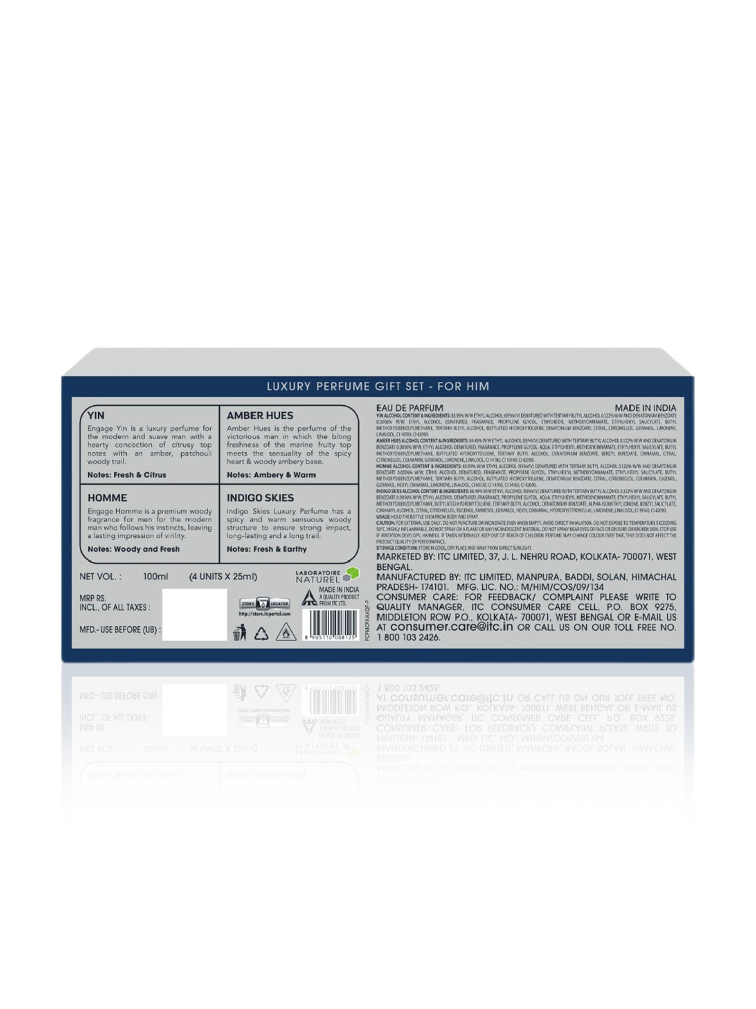 4711 Acqua Colonia Lemon & Ginger Eau de Cologne - Pack of 2