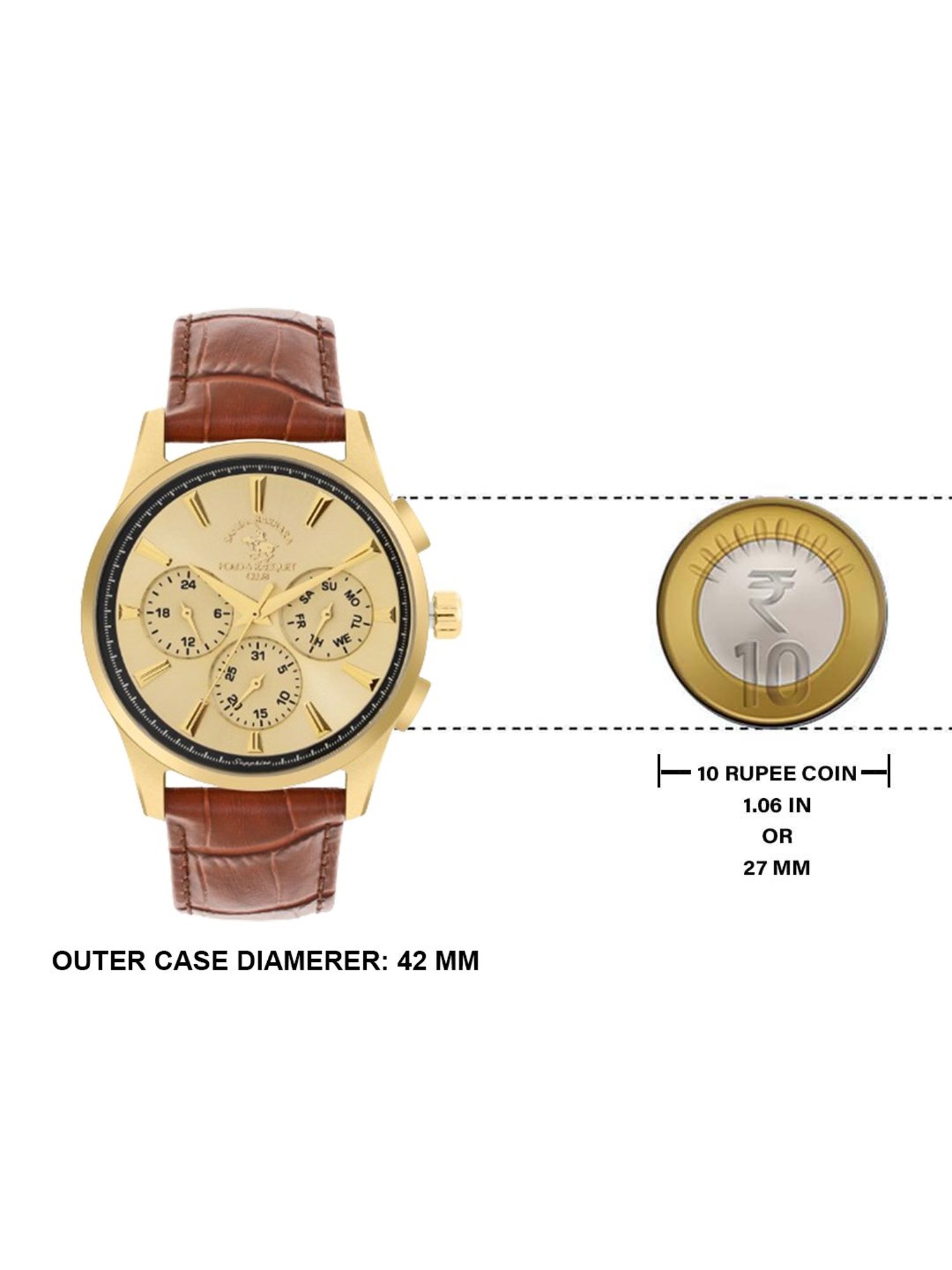 Santa Barbara Polo & Racquet Club SB.1.10543-4 Chronograph Watch for Men