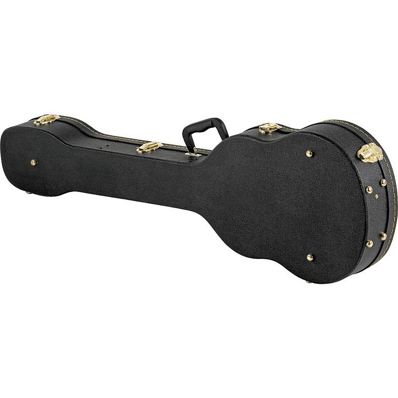 Musician's Gear Electric Bass Case Violin Shaped Black