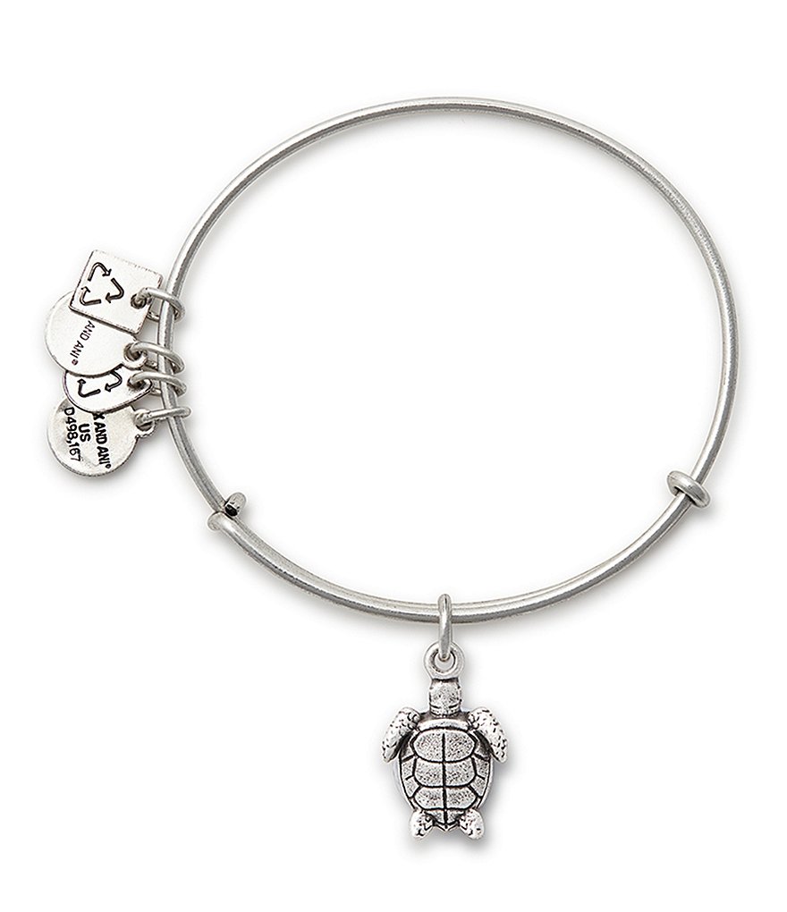 Alex and Ani Sea Turtle Charm Bangle Bracelet