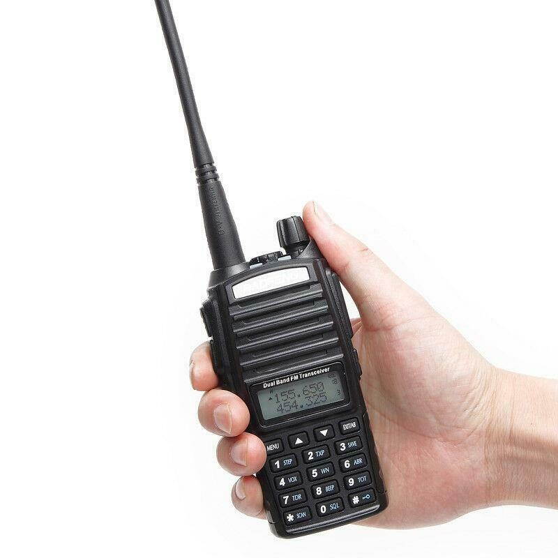 UV-82 Dual Band Two-way Radio : VHF 136-174 UHF 400-520mhz Walkie Talkie