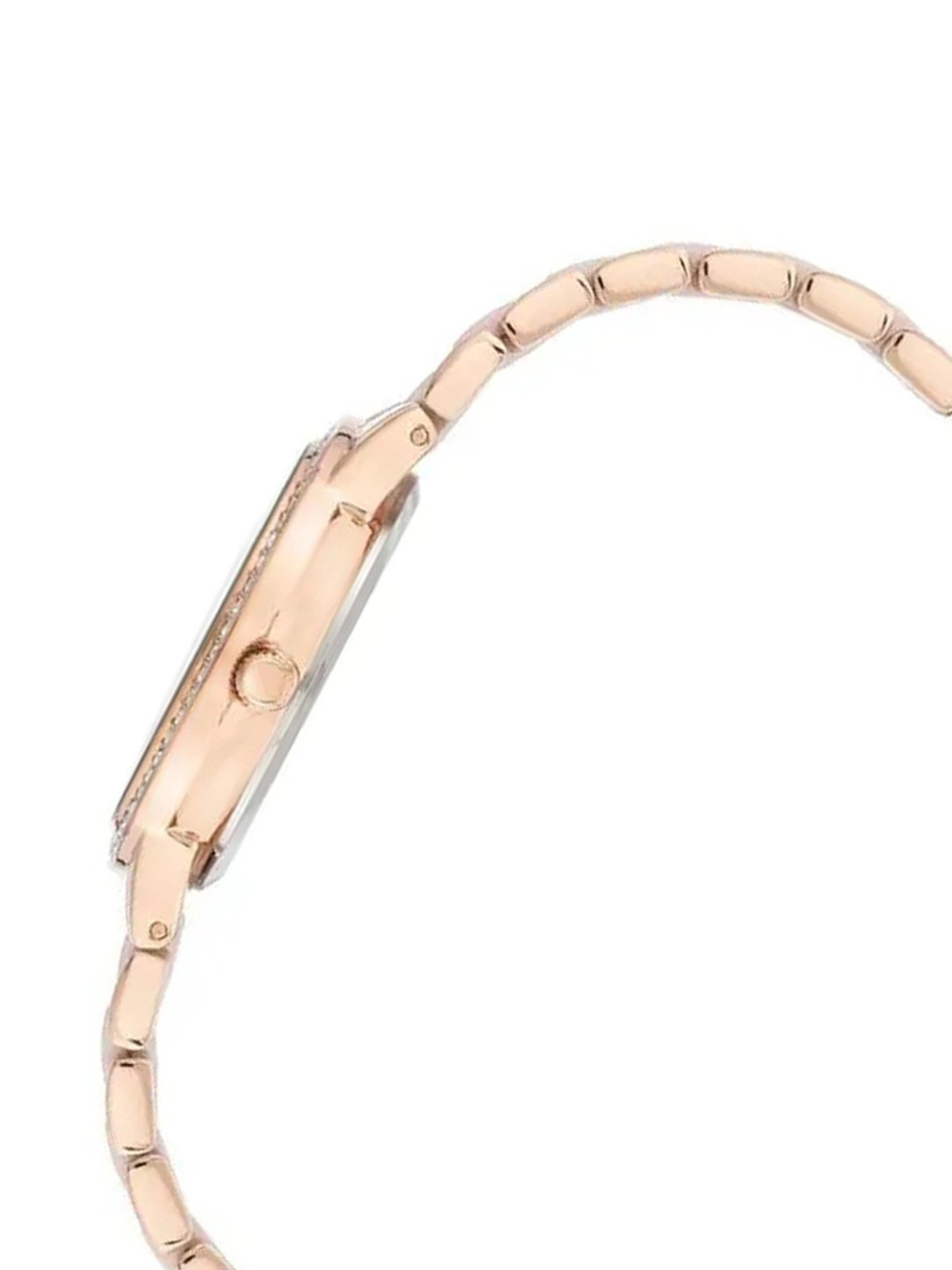 Anne Klein NCAK3672LPRG Ceramics Analog Watch for Women